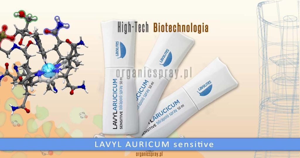 Lavyl Auricum sensitive skin conditioner spray lavylites produkty Kompleksowy, zawierający zioła