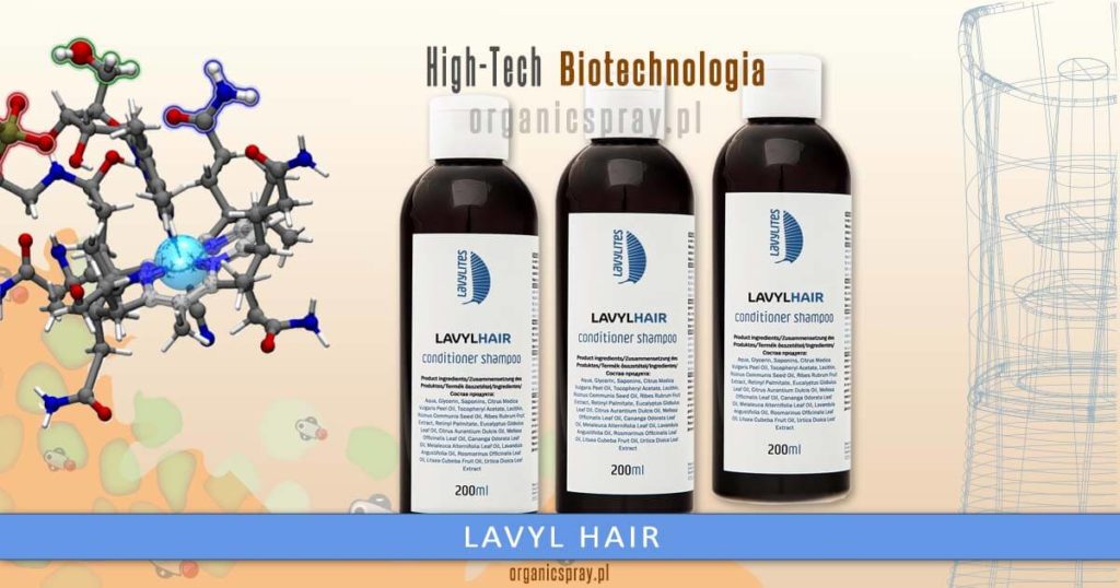lavyl hair lavylites produkty Kompleksowy, zawierający zioła, orzeźwiający szampon do włosów i skóry głowy